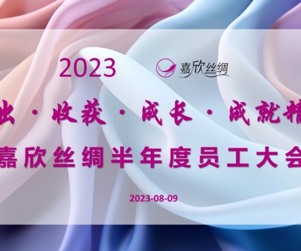 尊龙凯时人生就是搏丝绸召开2023半年度员工大会